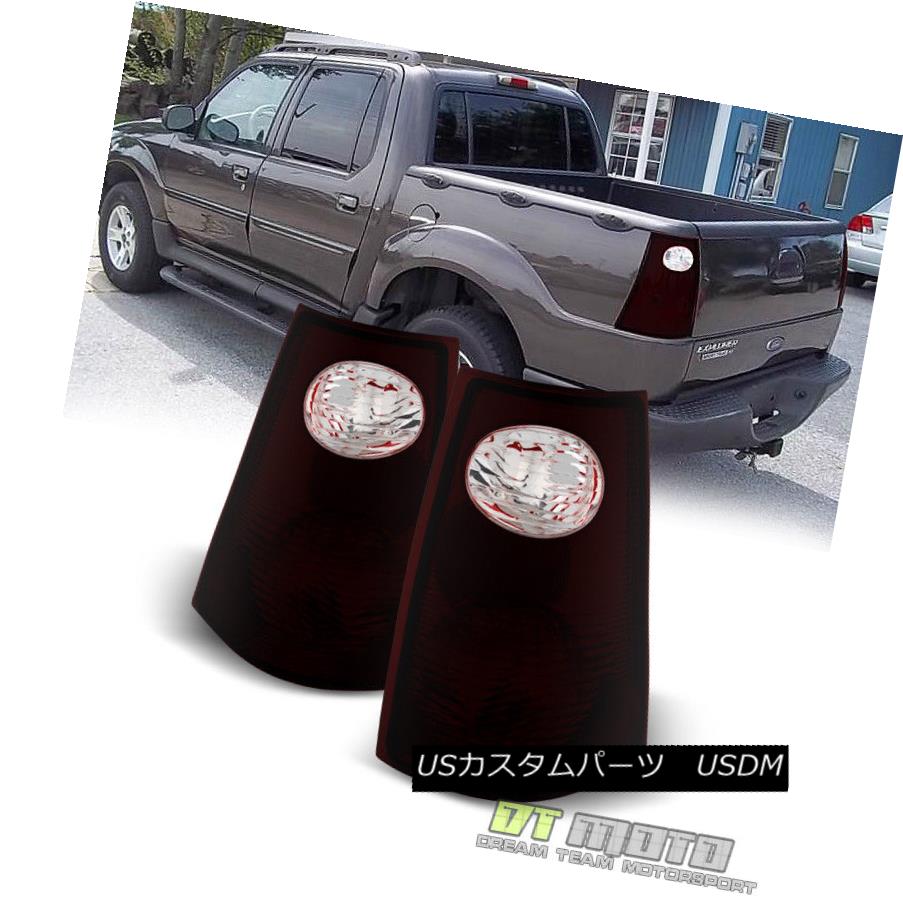 テールライト Red Smoke 2001-2005 Ford Explorer Sport Trac Tail Lights Lamps 01-05 Left+Right レッドスモーク2001-2005フォードエクスプローラースポーツTracテールライトランプ01-05 Left + Right 【並行輸入品】