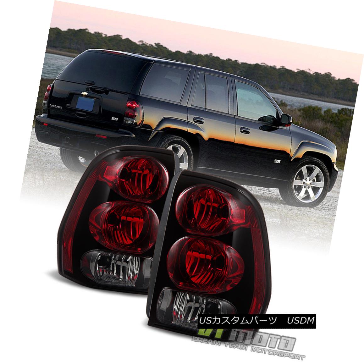 テールライト 2002-2009 Chevrolet Trailblazer Rear Brake Tail Lights Lamps Left+Right 02-09 2002-2009シボレートレイルブレイザーリアブレーキテールライトランプ左右02-09 【並行輸入品】