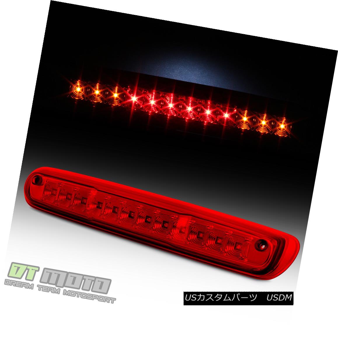 テールライト [Red Lens] 2007-2013 Chevy Silverado GMC Sierra LED 3rd Brake Light Cargo Lamp [レッドレンズ] 2007-2013シボレーシルバラードGMC Sierra LED第3ブレーキライトカーゴランプ 【並行輸入品】