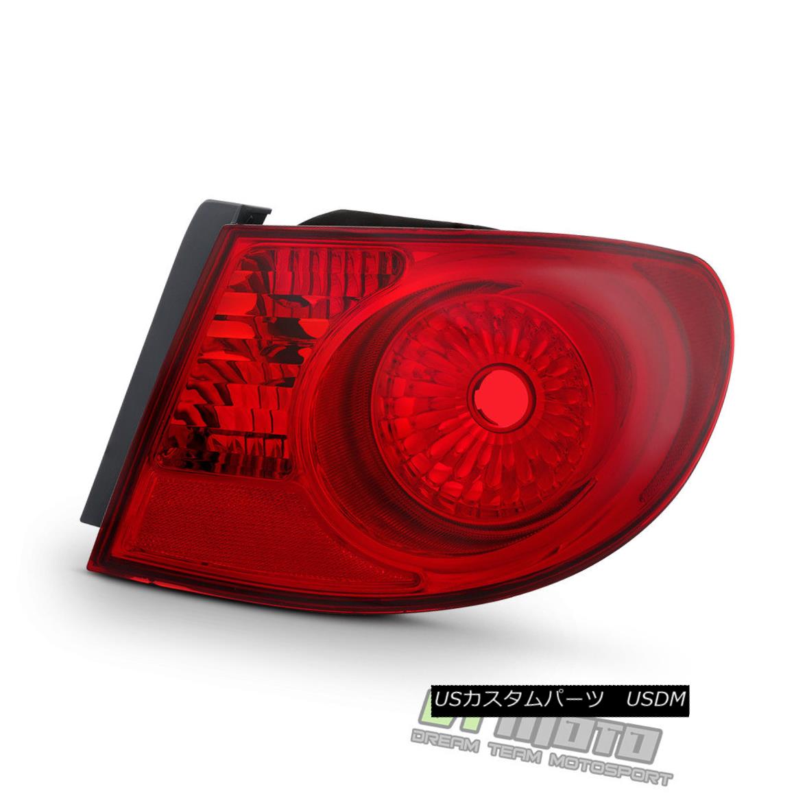 テールライト Fits 2007-2010 Elantra Outer Tail Light Brake Lamp Replacement RH Passenger Side フィット2007年?2010年Elantraアウターテールライトブレーキランプ交換RH助手席側 【並行輸入品】