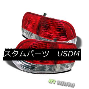 テールライト For 1996-1998 Honda Civic 4Dr Sedan Red Clear Tail Lights Brake Lamps Left+Right 1996-1998 Honda Civic 4Drセダンレッドクリアテールライトブレーキランプ左+右 【並行輸入品】