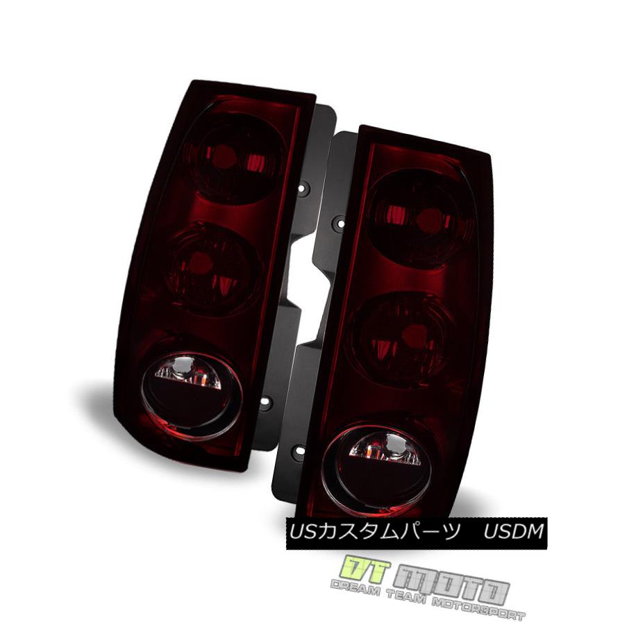 テールライト 2007-2014 GMC Yukon XL 1500 2500 [Red Smoked] Tail Lights Brake Lamps Left+Right 2007-2014 GMC Yukon XL 1500 2500 [レッド・スモーク]テール・ライトブレーキ・ランプ左右+右 【並行輸入品】
