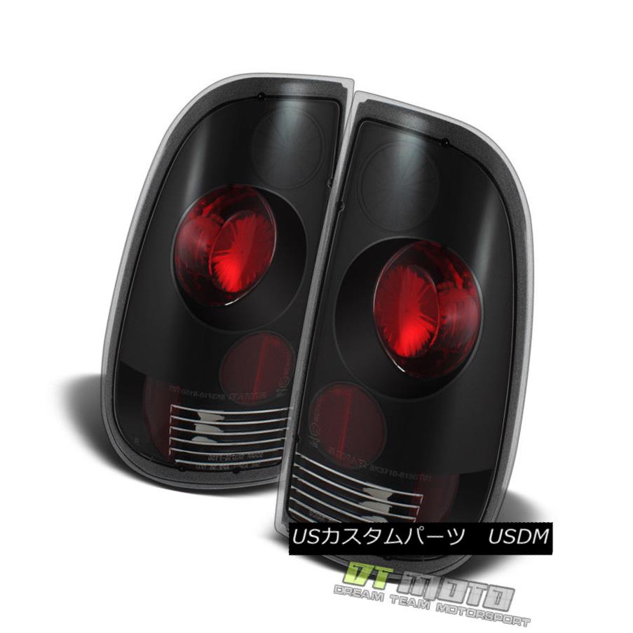 テールライト Black 1997-2003 Ford F150 99-07 F250 F350 F450 F550 Styleside Tail Lights Lamps 黒1997-2003 Ford F150 99-07 F250 F350 F450 F550スタイライドテールライトランプ 【並行輸入品】