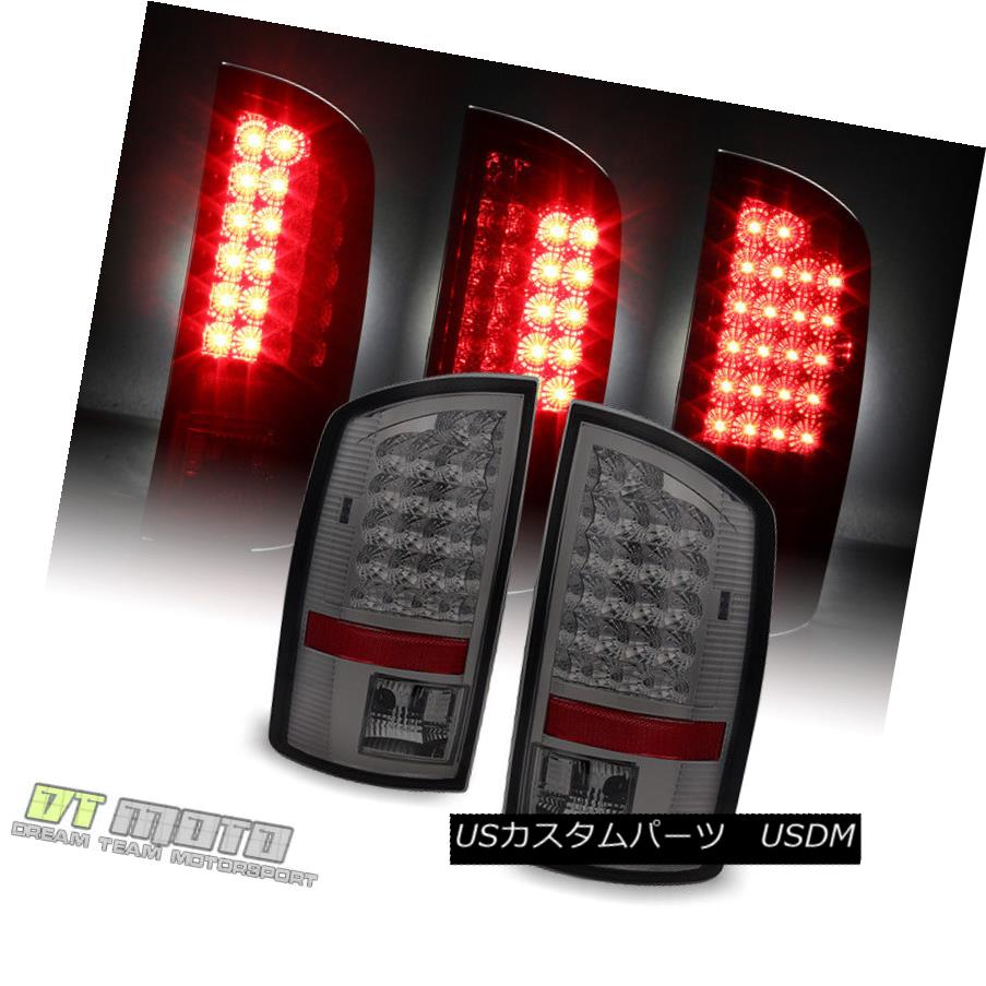 テールライト Smoked 2002-2006 Dodge Ram 1500 LED Tail Lights Lamps Left+Right 02 03 04 05 06 スモーク2002-2006ダッジラム1500 LEDテールライトランプ左+右02 03 04 05 06 【並行輸入品】