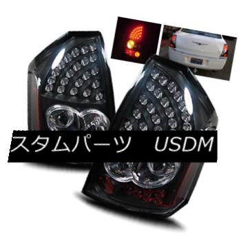 テールライト For 05-07 Chrysler 300 Black LH/RH LED Tail Lights Rear Brake Lamps Replacement 05-07クライスラー300ブラックLH / RH LEDテールライトリアブレーキランプ交換用 【並行輸入品】