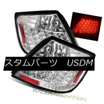 テールライト For 05-10 Scion tC Chrome LED Tail Lights Rear Brake Lamps 05-10サイオンtCクロームLEDテールライトリアブレーキランプ用 【並行輸入品】