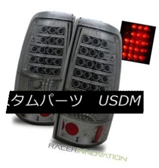 テールライト For 03-06 Chevy Silverado/04-06 GMC Sierra Smoke Tint LED Tail Lights Brake Lamp 03-06 Chevy Silverado / 04-0 6 GMC SierraスモークティントLEDテールライトブレーキランプ 【並行輸入品】