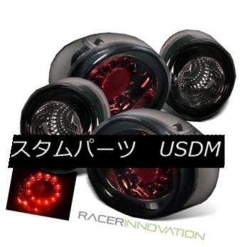 テールライト For 05-10 Chevy Cobalt Coupe Smoke 4PC LED Tail Lights Rear Brake Lamps 05-10シボレーコバルトクーペ煙4PC LEDテールライトリアブレーキランプ 【並行輸入品】