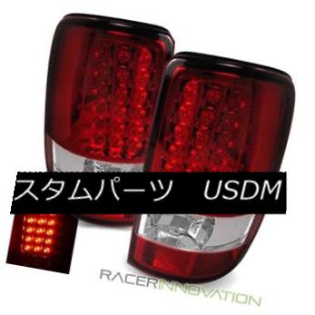 テールライト For 00-06 Chevy Tahoe Red Clear LED Tail Lights Rear Brake Lamps 00-06 Chevy Tahoeレッドクリアテールライトリアブレーキランプ 【並行輸入品】