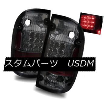テールライト For 95-00 Toyota Tacoma Smoke LH/RH LED Tail Lights Rear Brake Lamps Replacement 95-00用トヨタタコマ煙LH / RH LEDテールライトリアブレーキランプの交換 【並行輸入品】