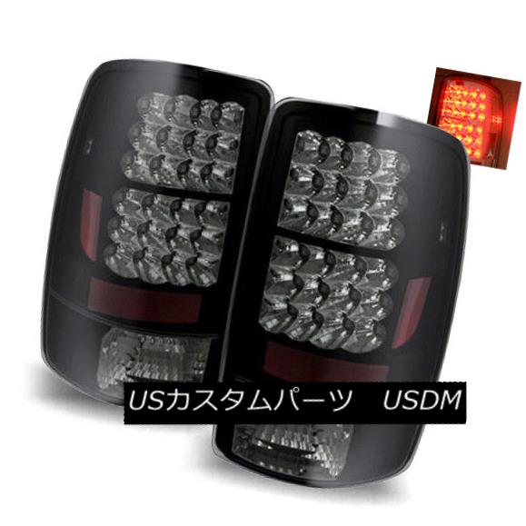 テールライト For 00-06 Chevy/GMC Suburban/Tahoe Black Smoke LH+RH LED Tail Lights Brake Lamps 00-06 Chevy / GMC Suburban / Tahoe Black Smoke LH + RH LEDテールライトブレーキランプ 【並行輸入品】