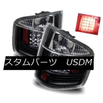 テールライト For 94-04 Chevy S10/GMC Sonoma/96-00 Hombre Black LED Tail Lights Brake Lamps 94-04 Chevy S10 / GMC Sonoma / 96-00 HombreブラックLEDテールライトブレーキランプ用 【並行輸入品】