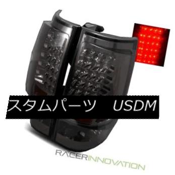 テールライト For 2007-2014 Chevy Tahoe/Suburban Smoked LED Tail Lights Rear Brake Lamps 2007-2014シボレータホ/郊外のスモークLEDテールライトリアブレーキランプ 【並行輸入品】