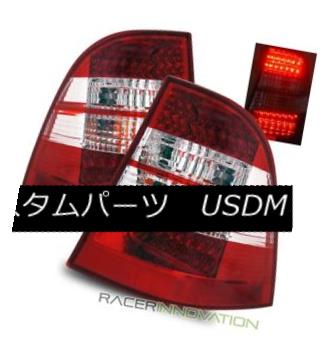 テールライト For 98-05 Merceses Benz W163 ML320/ML430/ML500/ML55 Red Clear LED Tail Lights 98-05用Mercedes Benz W163 ML320 / ML430 / ML 500 / ML55レッドクリアLEDテールライト 【並行輸入品】