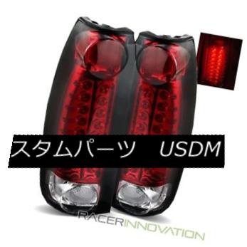 テールライト For 88-98 Chevy/GMC C/K 1500/2500/3500 Full Size Red Clear LED Tail Lights Lamps 88-98 Chevy / GMC C / K 1500/2500/3500フルサイズレッドクリアLEDテールライトランプ 【並行輸入品】