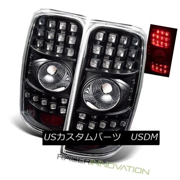 テールライト 00-06 Chevy/GMC Suburban/Tahoe/Yukon/Denali/XL LED Tail Lights Brake Lamps Black 00-06シボレー/ GMC郊外/タホ/ユーコン/デナリ/ XL LEDテールライトブレーキランプブラック 【並行輸入品】