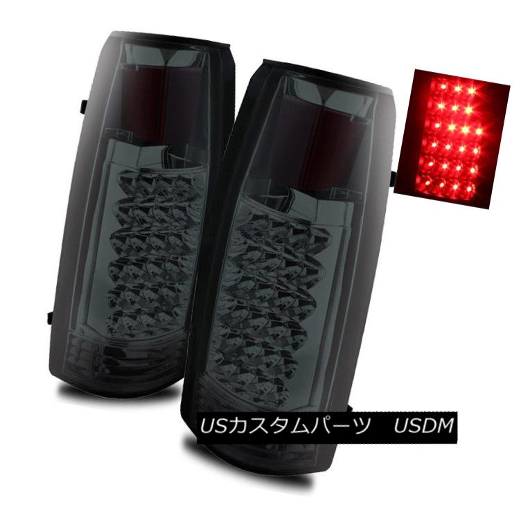 テールライト For 92-94 Chevy Blazer/GMC Jimmy Smoke LH/RH LED Tail Lights Rear Brake Lamps 92-94 Chevy Blazer / GMCジミースモークLH / RH LEDテールライトリアブレーキランプ 【並行輸入品】