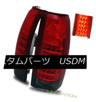 テールライト 88-98 C/K Full Size/Tahoe/92-94 Blazer/99-00 Escalade Red Smoke LED Tail Lights 88-98 C / Kフルサイズ/タホ/ 92- 94 Blazer / 99-00 Escalade赤色スモークLEDテールライト 【並行輸入品】
