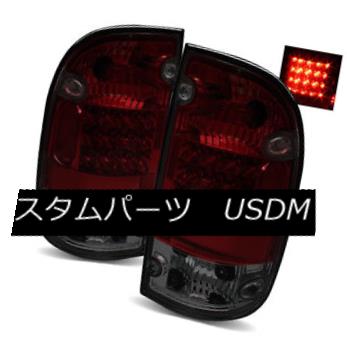 テールライト For 95-00 Toyota Tacoma Red Smoke Left+Right LED Tail Lights Rear Brake Lamps トヨタタコマレッドスモーク左+右LEDテールライトリアブレーキランプ 【並行輸入品】 44,022円