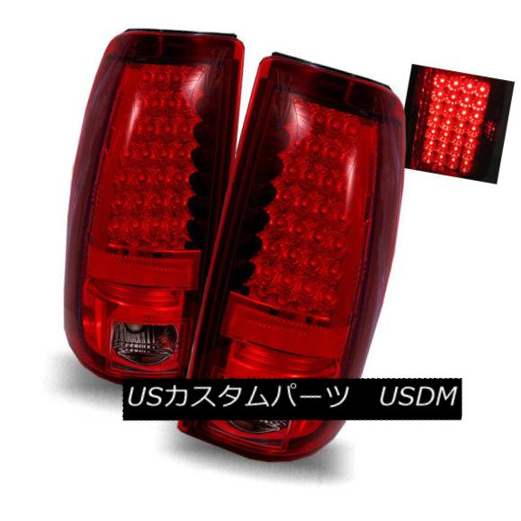 テールライト For 03-06 Chevy Silverado/04-06 GMC Sierra Red Smoke LED Tail Lights Brake Lamps 03-06 Chevy Silverado / 04-0 6 GMC Sierra Red煙LEDテールライトブレーキランプ 【並行輸入品】