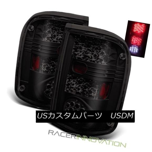 テールライト For 93-97 Ford Ranger LED Tail Lights Rear Brake Lamps Dark Smoked 93-97 For Ford Ranger LEDテールライトリアブレーキランプダークスモーク 【並行輸入品】