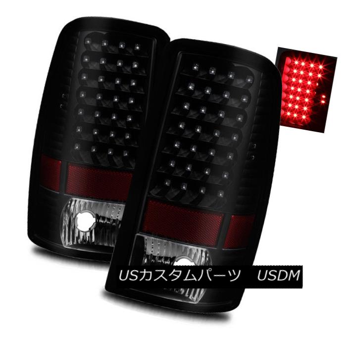 テールライト For 00-06 Chevy Suburban/Tahoe Black Smoke LH/RH LED Tail Lights Rear Brake Lamp 00-06シボレー・サバーバン/タホ・ブラック・スモークLH / RH LEDテール・ライトリア・ブレーキ・ランプ 【並行輸入品】