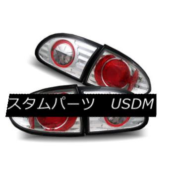 テールライト For 95-02 Chevy Cavalier Chrome Left+Right Altezza Tail Lights Rear Brake Lamps 95-02シボレー・キャバリア・クロム左+右Altezzaテール・ライトリア・ブレーキ・ランプ 【並行輸入品】
