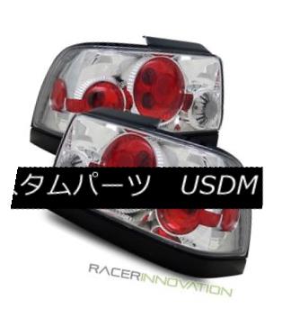 テールライト For 93-97 Toyota Corolla Euro Chrome Clear Altezza Tail Lights Rear Brake Lamps 93-97トヨタカローラユーロクロームクリアAltezzaテールライトリアブレーキランプ 【並行輸入品】