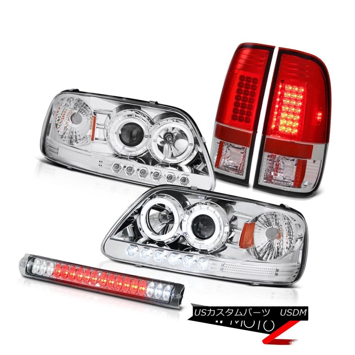 パーツ Lamp 車用品 バイク用品 F150 Brake Lamp 車用品 Angel ライト ランプ Third 車用品 クロームledエンジェルアイヘッドライトテールライト第3ブレーキランプフォードf150 1997 03 Lights テールライト Eye Ford Chrome 1997 03 World倉庫 テール