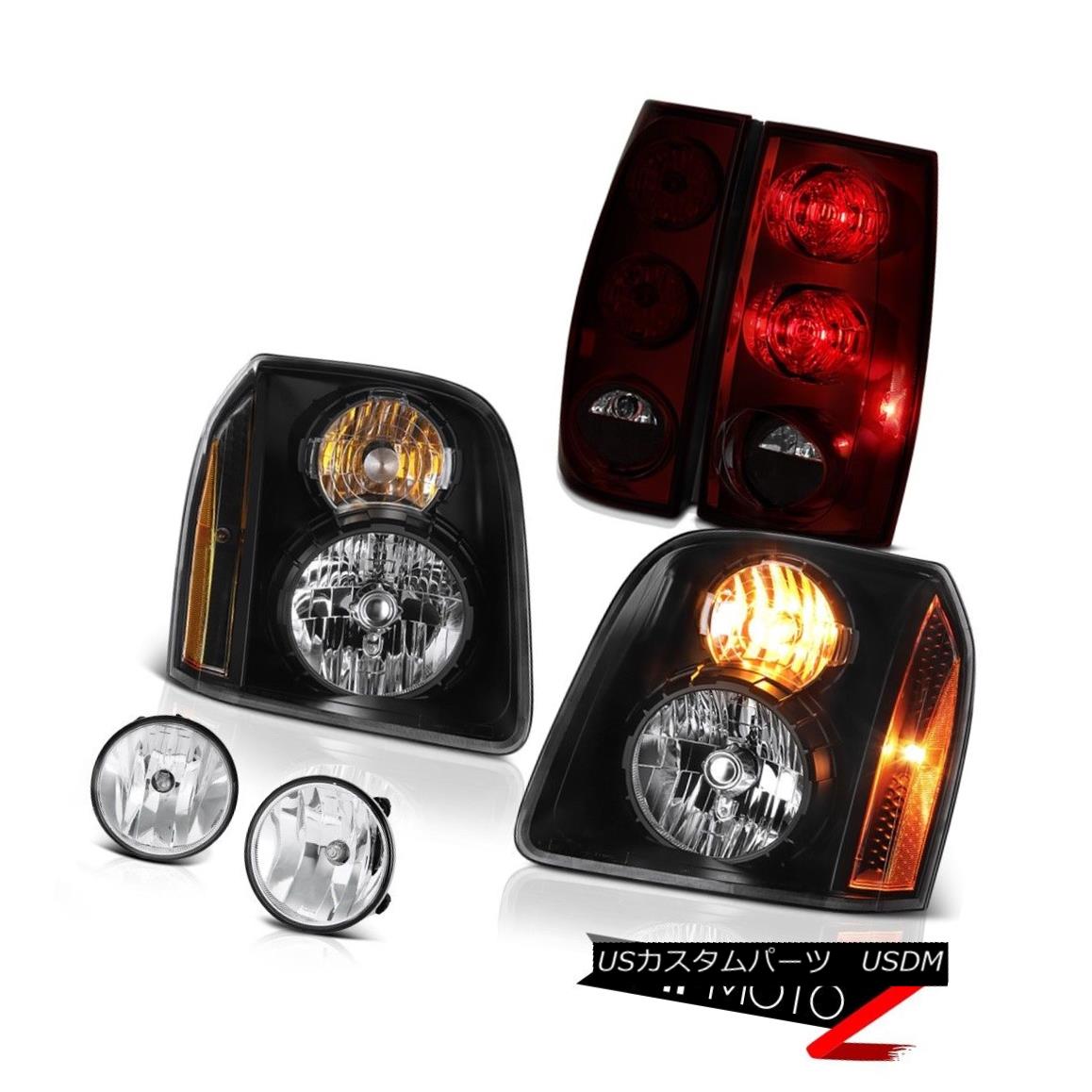 テールライト 07-14 GMC Yukon XL SLT Fog Lamps Tail Brake Headlights Factory Style OE Style 07-14 GMCユーコンXL SLTフォグランプテールブレーキヘッドライト工場スタイルOEスタイル