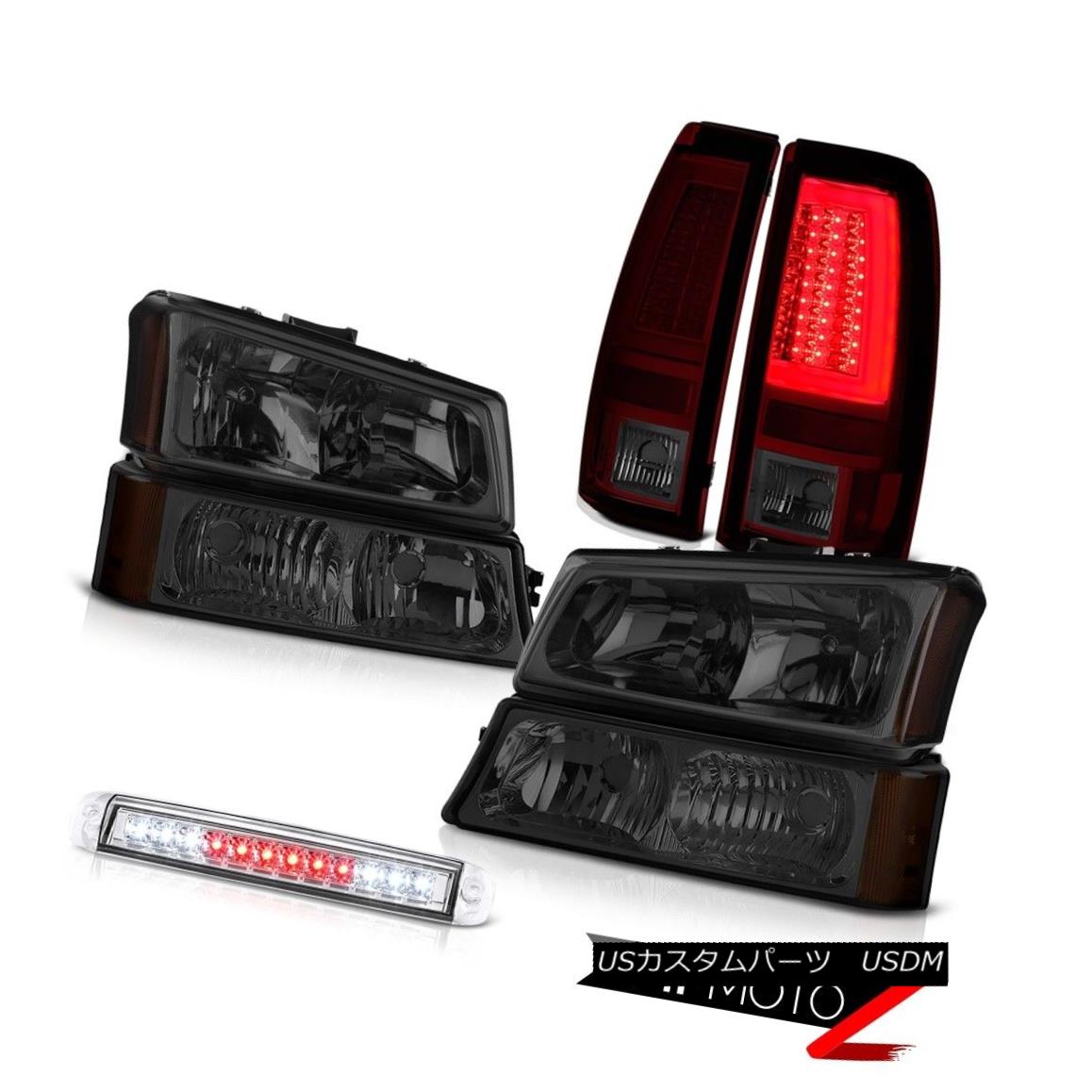 テールライト 03 06 Chevy Silverado Tail Lights Euro Chrome High Stop Light Signal Headlights 03 06 Chevy Silveradoテールライトユーロクロームハイストップライトシグナルヘッドライト Ibizabuilding Com