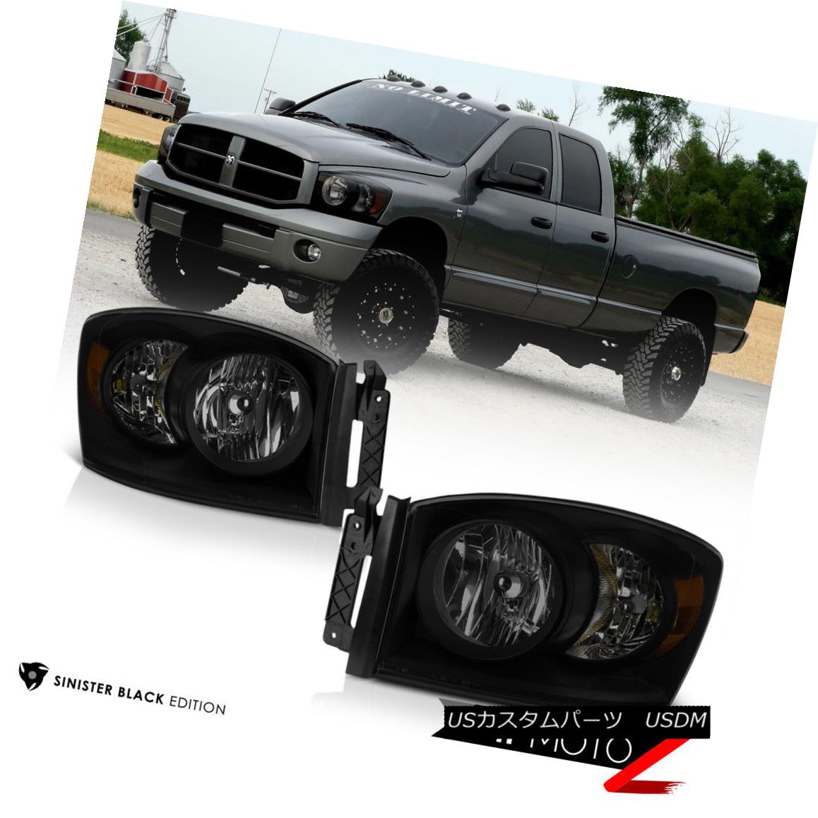 テールライト 2006 Ram Ws Smoke Tinted Headlights Foglamps Smokey Roof Cargo Light Oe Style 2006年Ram Ws煙がかかったヘッドライトFoglamps Smokey Roof Cargo Light Oeスタイル