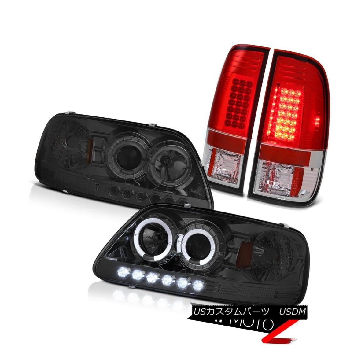 新入荷 ライト ランプ Ford テールライト F150 L E Dリアシグナルテールライト Haloヘッドライトbright Led Smoke 97 03 F150 Ford Lights Tail Signal Rear L E D Bright Headlights Halo Led Smoke 97 03 Spmau Ac In