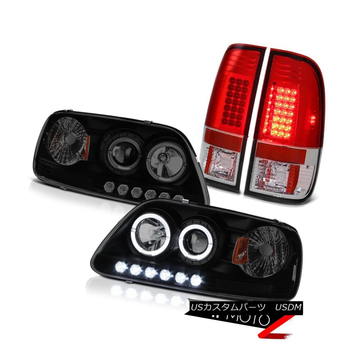 テールライト F150 4.6L 2001 2002 2003 SMD DRL Headlamps Rear Tail Lights Reverse Rear Signal F150 4.6L 2001 2002 2003 SMD DRLヘッドランプリアテールライトリバースリアシグナル 【並行輸入品】