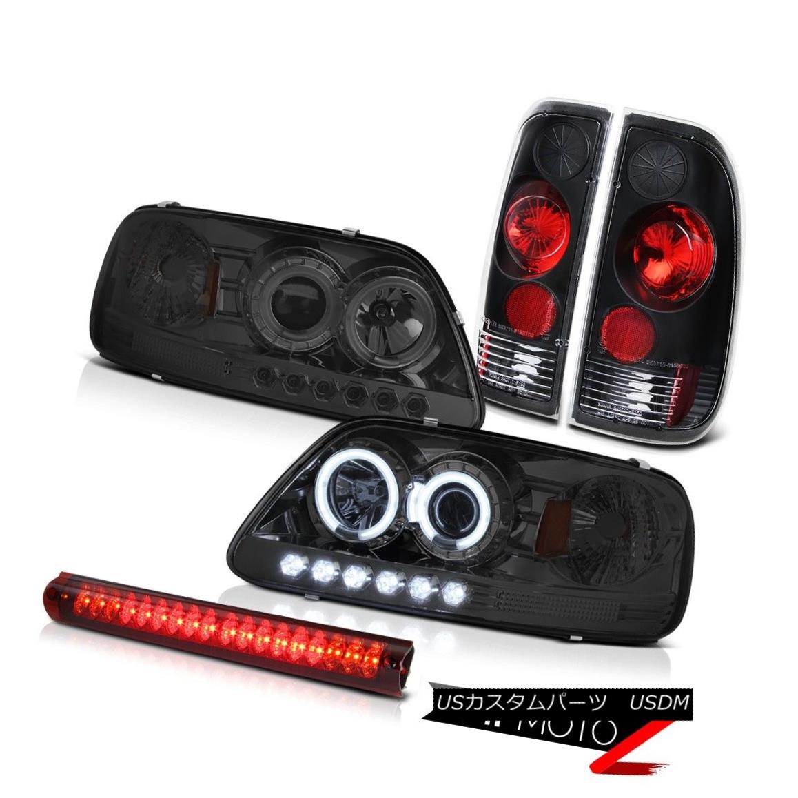 テールライト Smoke CCFL Angel Eye Headlight Signal Tail Lights Roof Brake Lamp 1997-2003 F150 煙CCFLエンジェルアイヘッドライト信号テールライトルーフブレーキランプ1997-2003 F150 【並行輸入品】