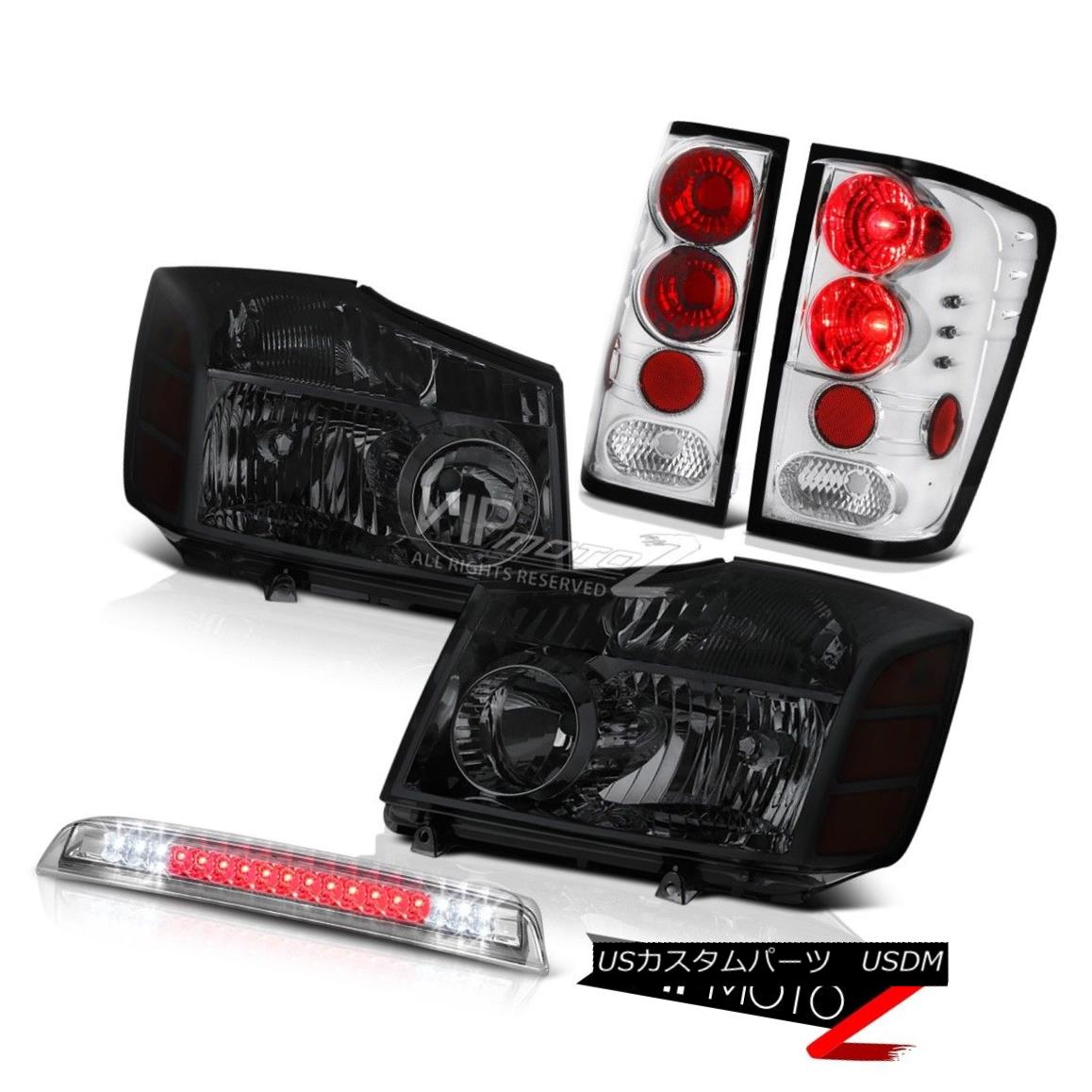 テールライト Tinted Headlamps Rear Signal Tail Lights Third Brake Led For 04 15 Titan Sl 有色読み書きヘッドスタンド後ろ標号テールライト04年代 15年の序数3打ち切りled Titan Sl Thebiggreenfest Com