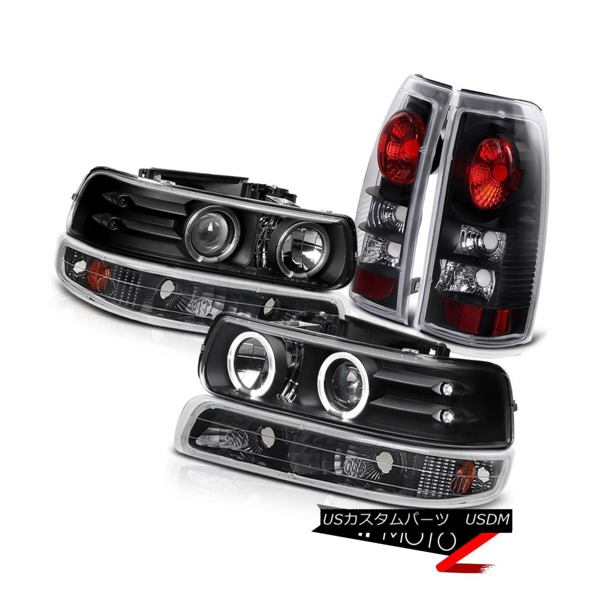 テールライト Black Projector Halo Headlight+Corner Bumper Parking Signal+Altezza Tail Lamp ブラックプロジェクターハローヘッドライト+コーン erバンパー駐車信号+ Altezzaテールランプ 【並行輸入品】