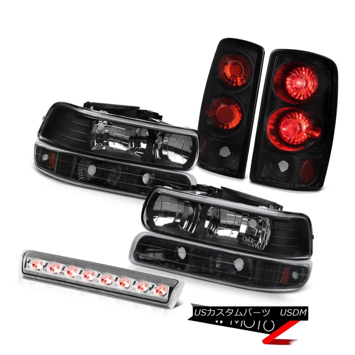 テールライト Black Headlights Reverse Tail Lights High Stop LED Chrome 2000-2006 Tahoe LS ブラックヘッドライトリバーステールライトハイストップLED Chrome 2000-2006 Tahoe LS 【並行輸入品】