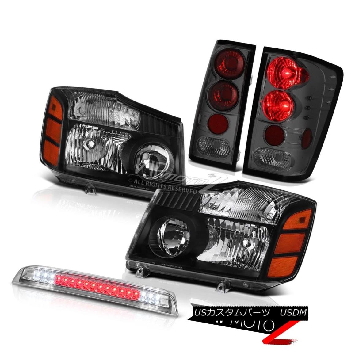 テールライト Left Right Headlamps Taillight Rear Brake Lamp Cargo LED For 2004-2015 Titan SL 左のライトヘッドランプテールライトリアブレーキランプ2004年?2015年の貨物LEDタイタンSL 【並行輸入品】