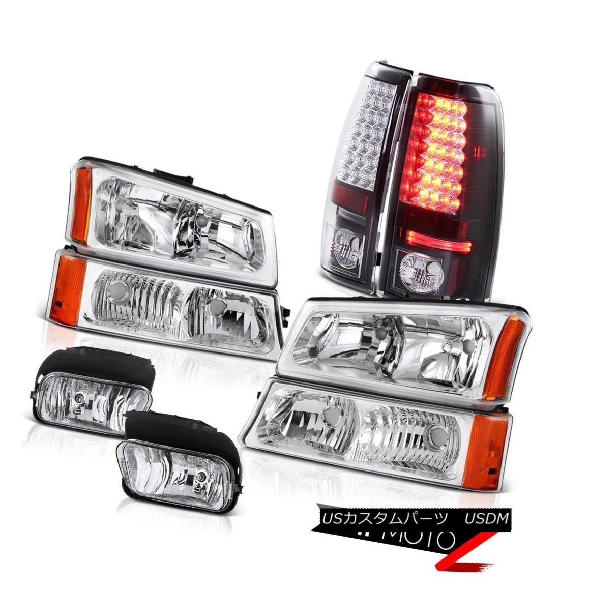 テールライト 2003-2006 Silverado SS Bumper Parking Headlamps SMD Brake Tail Lights Foglights 2003-2006 Silverado SSバンパーパーキングヘッドランプSMDブレーキテールライトフォグライト 【並行輸入品】