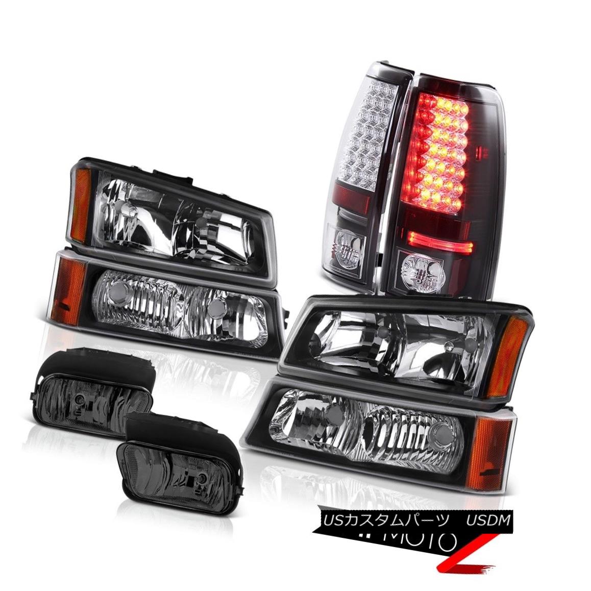 テールライト 2003-2006 Silverado Vortec Max Headlights L.E.D Rear Tail Lights Driving Foglamp 2003-2006 Silverado VortecマックスヘッドライトL.E.DリアテールライトFoglamp 【並行輸入品】