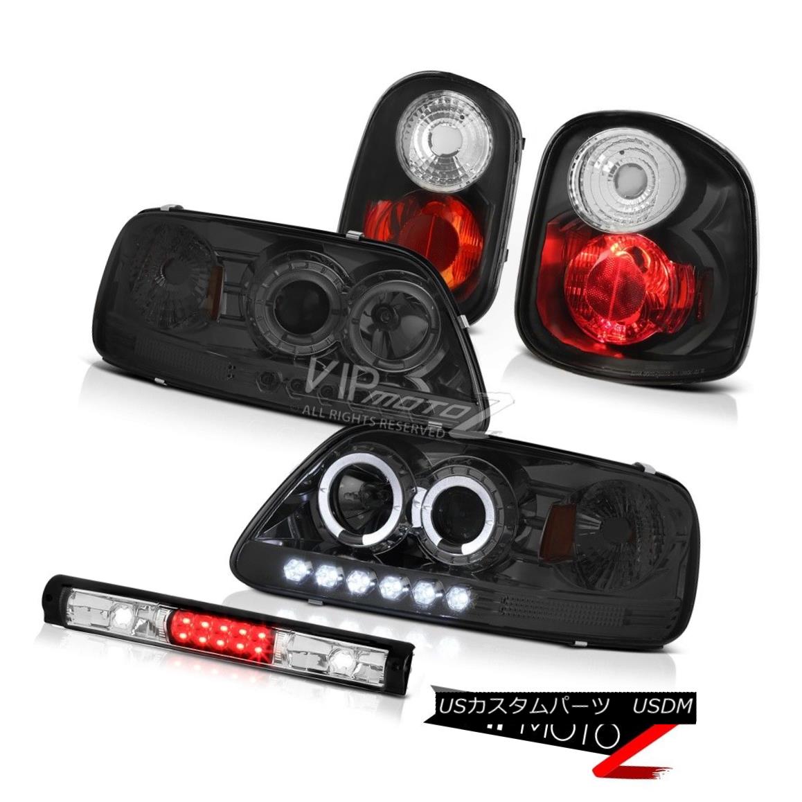 テールライト Halo Headlights Smoke Signal Brake Light LED 2001-2003 F150 Flareside King Ranch ハローヘッドライトスモークシグナルブレーキライトLED 2001-2003 F150 Flareside King Ranch 【並行輸入品】