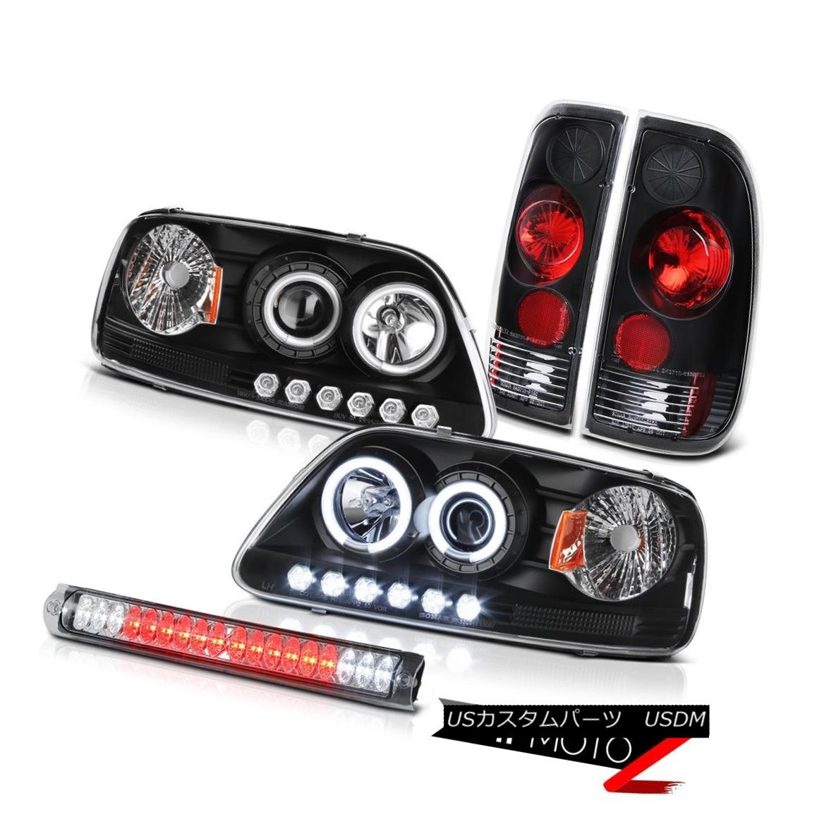 テールライト CCFL Halo Black Headlight Rear Brake Lamp 3rd LED F150 Harley Davidson 1999-2001 CCFL Halo Blackヘッドライトリアブレーキランプ3rd LED F150 Harley Davidson 1999-2001 【並行輸入品】