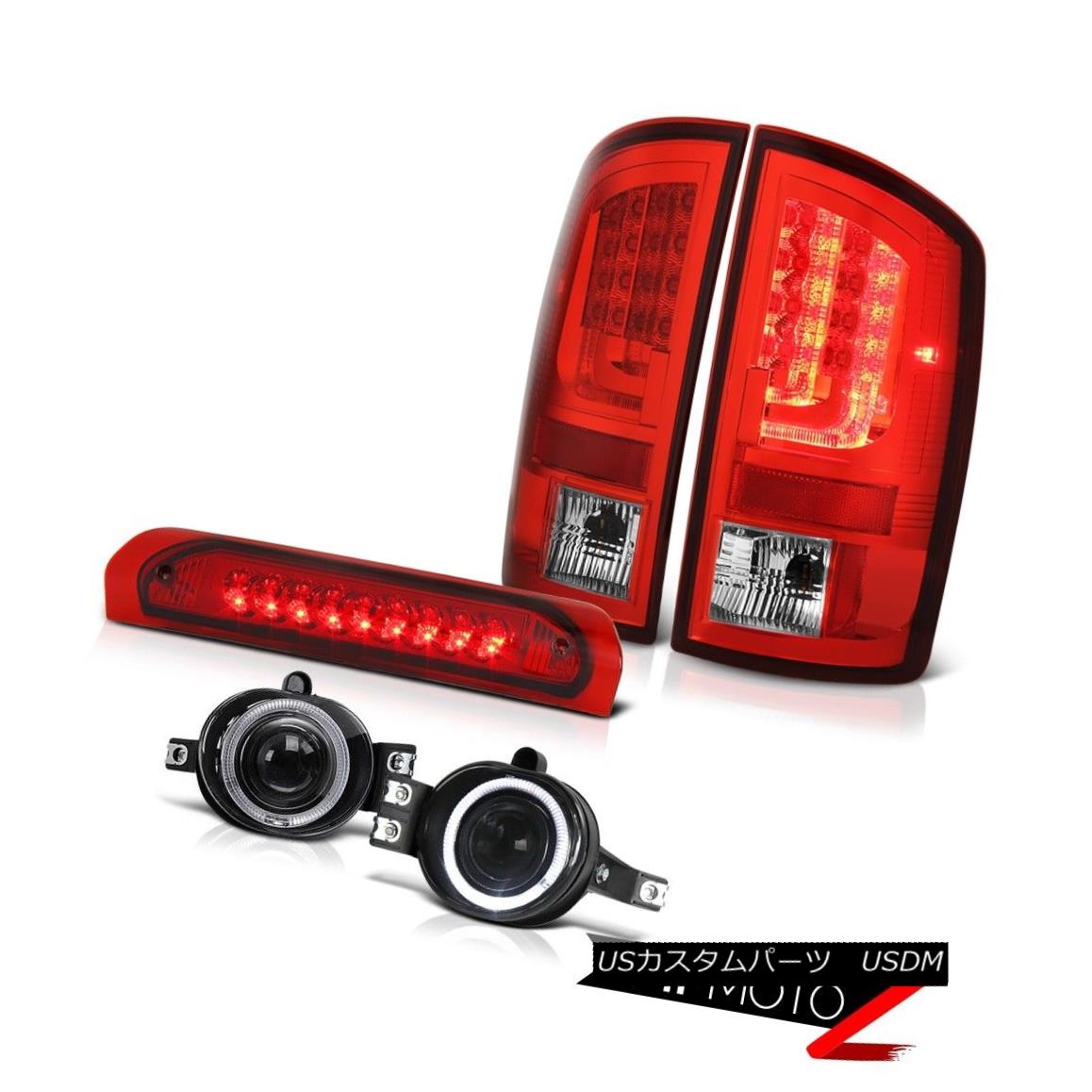 テールライト 2003-2006 Dodge Ram 2500 5.9L Red Tail Lamps Fog Roof Cargo Light Light Bar LED 2003-2006 Dodge Ram 2500 5.9Lレッドテールランプ曇り屋根貨物ライトライトバーLED 【並行輸入品】