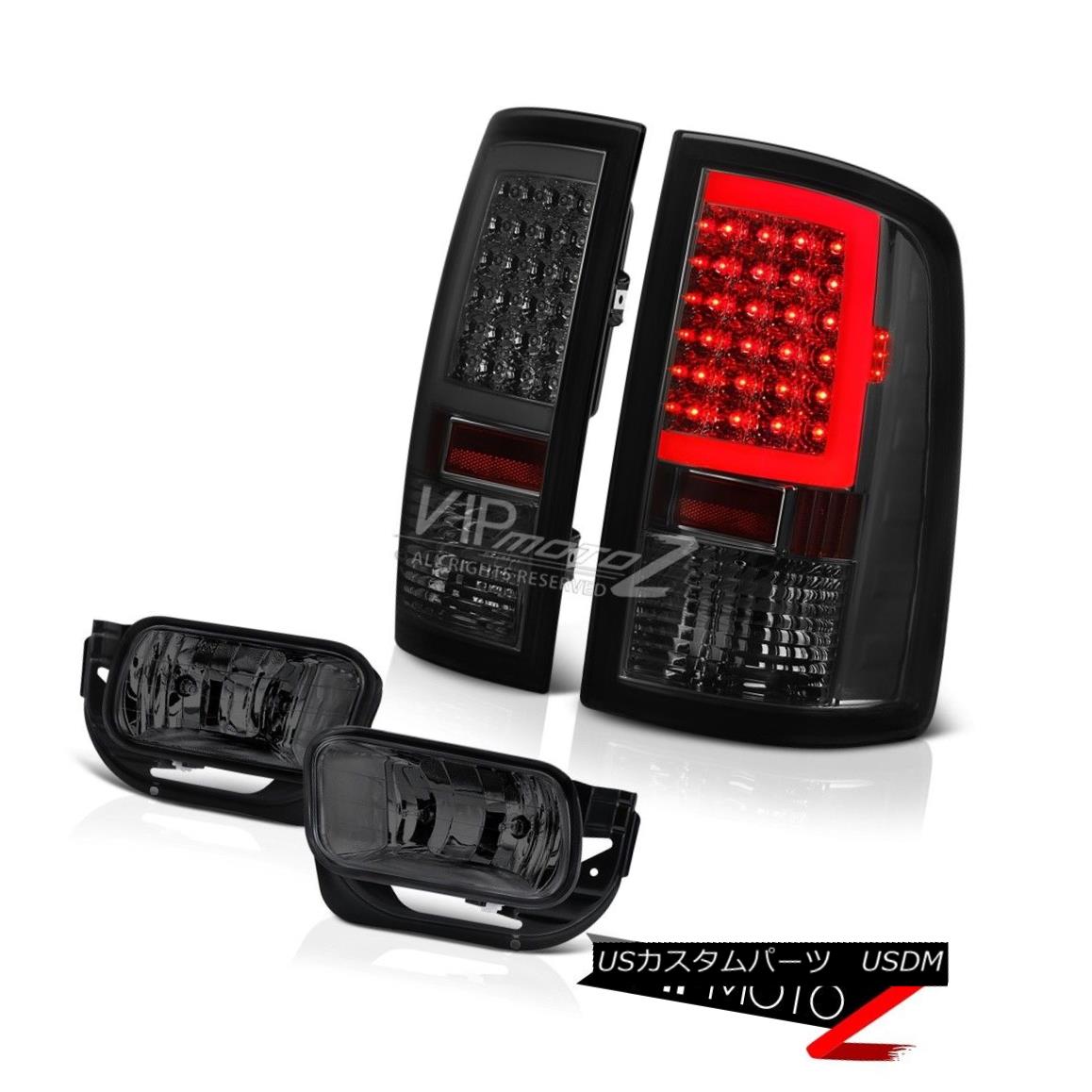 テールライト 09-18 Dodge RAM 2500 3500 Smoked Tail Lights Driving Lamps Replacement SET PAIR 09-18ダッジRAM 2500 3500スモークテールライトドライビングランプ交換SET PAIR 【並行輸入品】