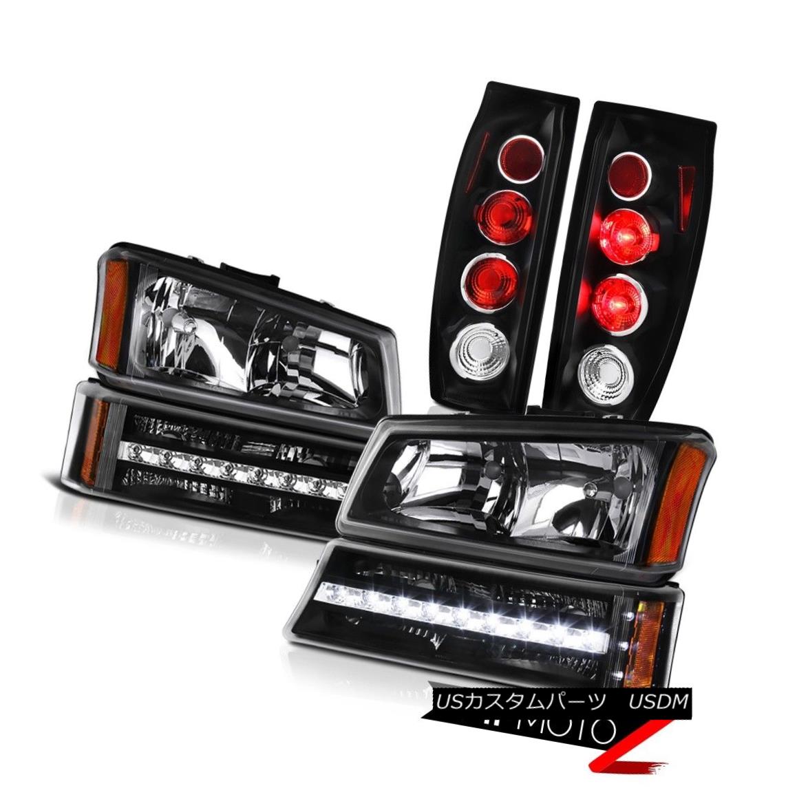 テールライト 03 04 05 06 Chevy Avalanche 2500Infinity Black Taillamps Bumper Lamp Headlamps 03 04 05 06 Chevy Avalanche 2500インフィニティブラックテールランプバンパーランプヘッドランプ 【並行輸入品】