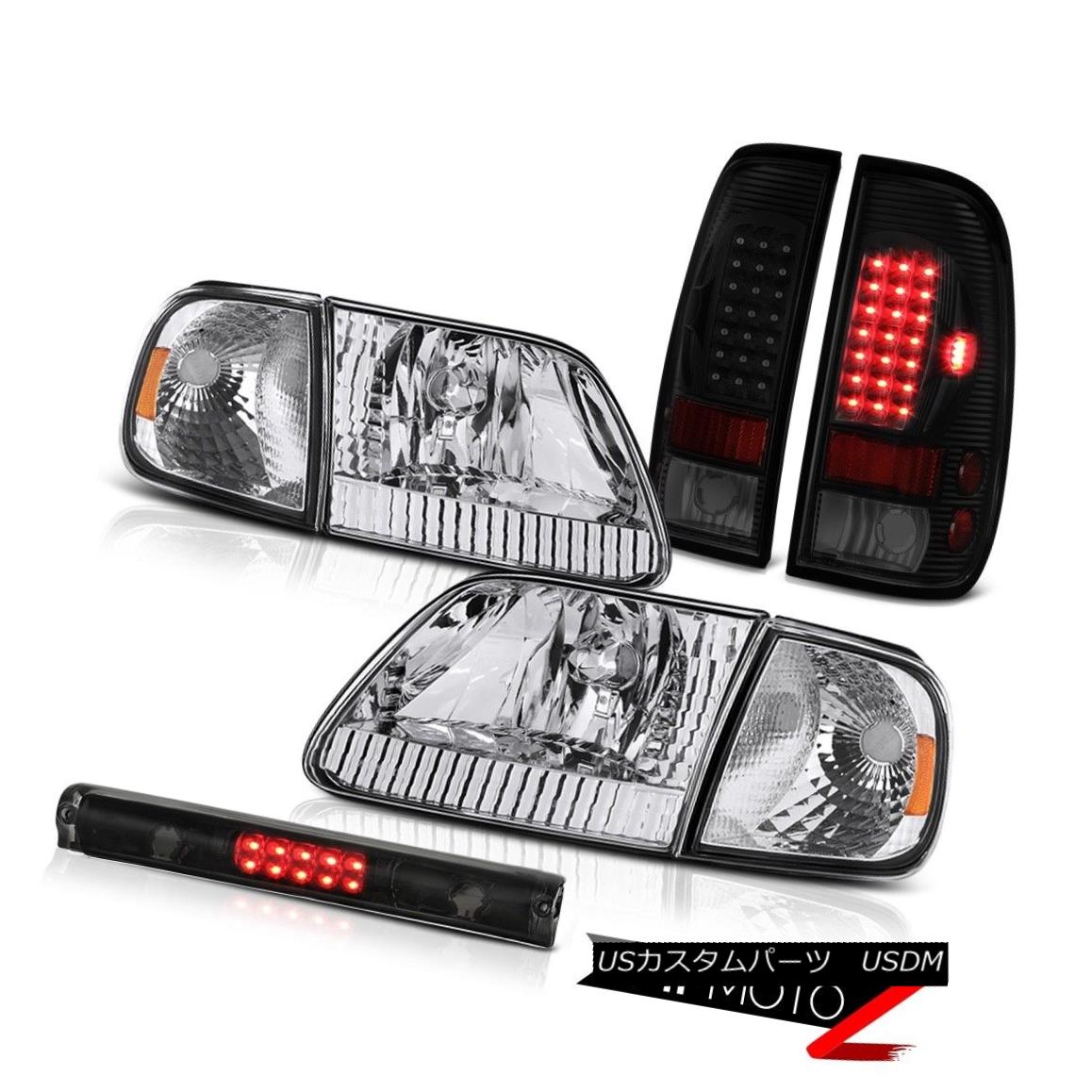 テールライト 1997-2003 F150 Xlt Headlamps Signal Light Third Brake Smoke Tinted Tail Lights 1997年?2003年F150 Xltヘッドランプ信号灯第3ブレーキ煙テークテールライト 【並行輸入品】