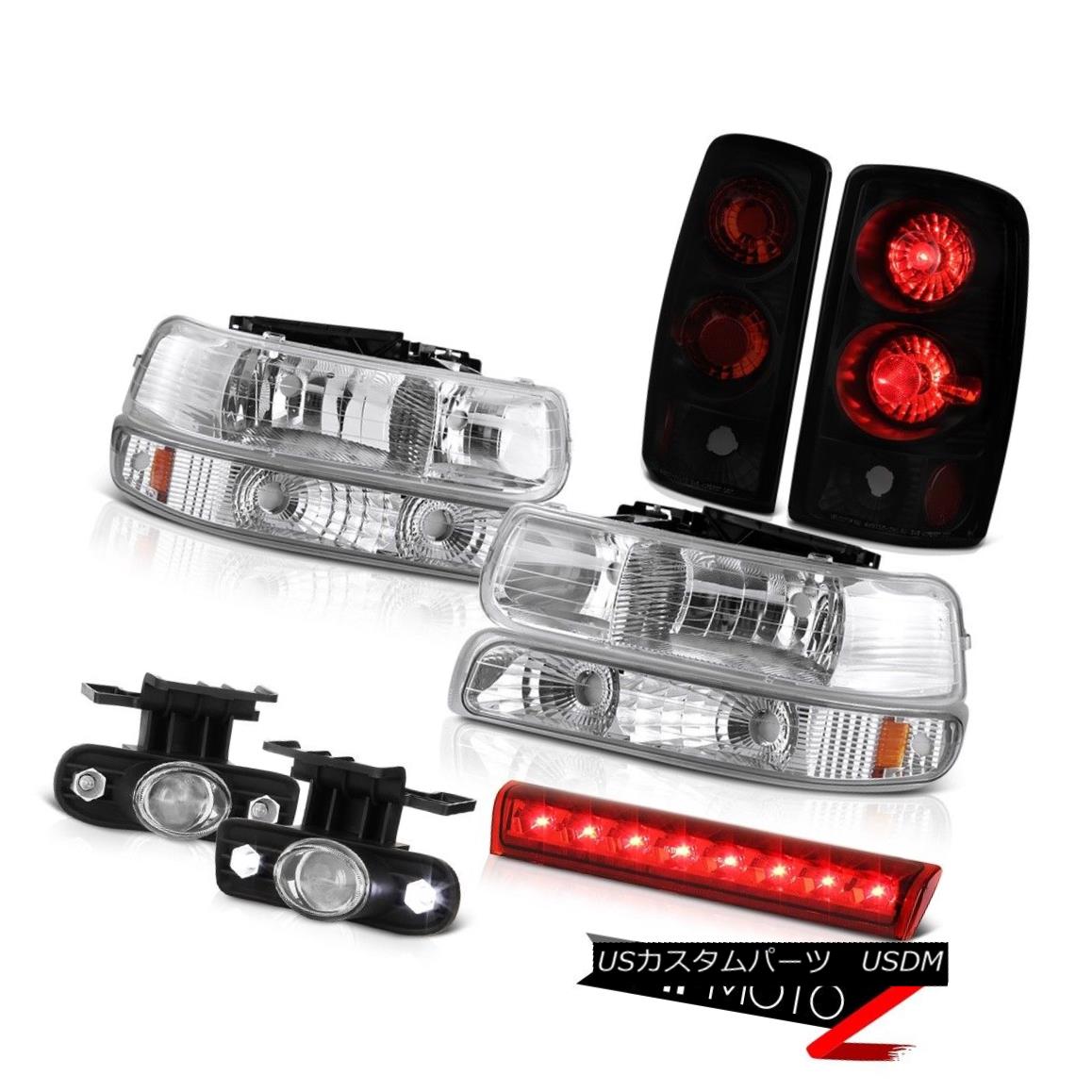 テールライト 2000-2006 Tahoe LS Red 3rd brake lamp foglights dark tinted rear lamps Headlamps 2000-2006タホLSレッド第3ブレーキランプフォグライトダークティンテッドリア・ランプヘッドランプ 【並行輸入品】