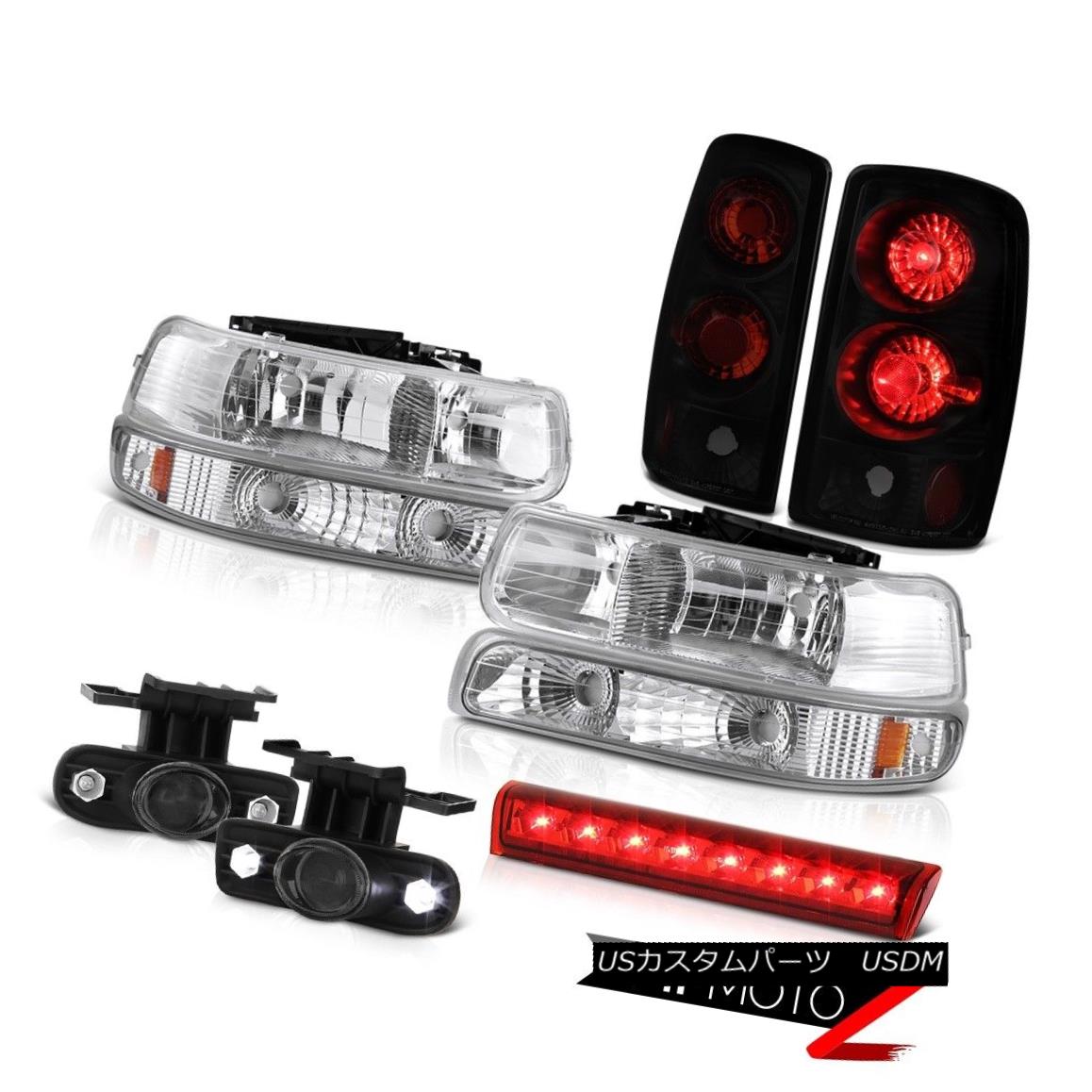 テールライト 2000-2006 Tahoe LS Red 3rd brake light smoked fog lamps parking lights Headlamps 2000-2006タホLSレッド第3ブレーキライト霧ランプ灯灯ヘッドランプ 【並行輸入品】