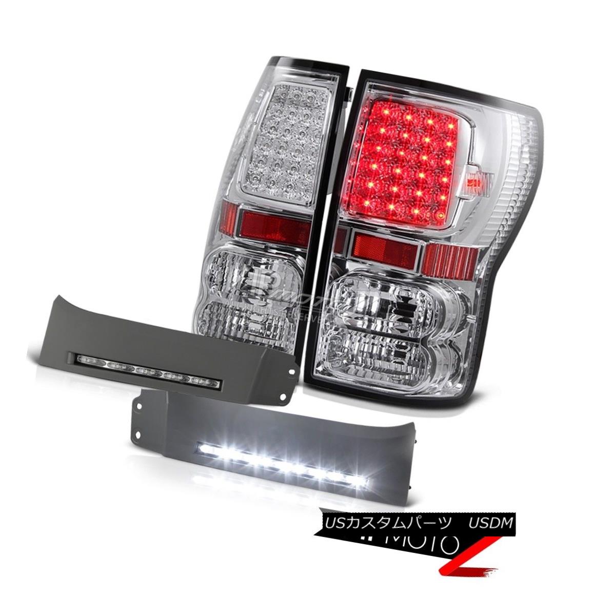 テールライト 2007-13 Tundra V8 4.7L Chrome LED Tail Lamps SMD Foglight DRL System BUmper Trim 2007?13年トンドラV8 4.7LクロームLEDテールランプSMDフォグライトDRLシステムBUmper Trim 【並行輸入品】